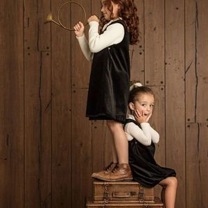 NOU NELLE • BOUTIQUE VELVET GIRLS DRESS